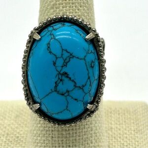 Sorrelli Turqoise Cabachon Band Ring